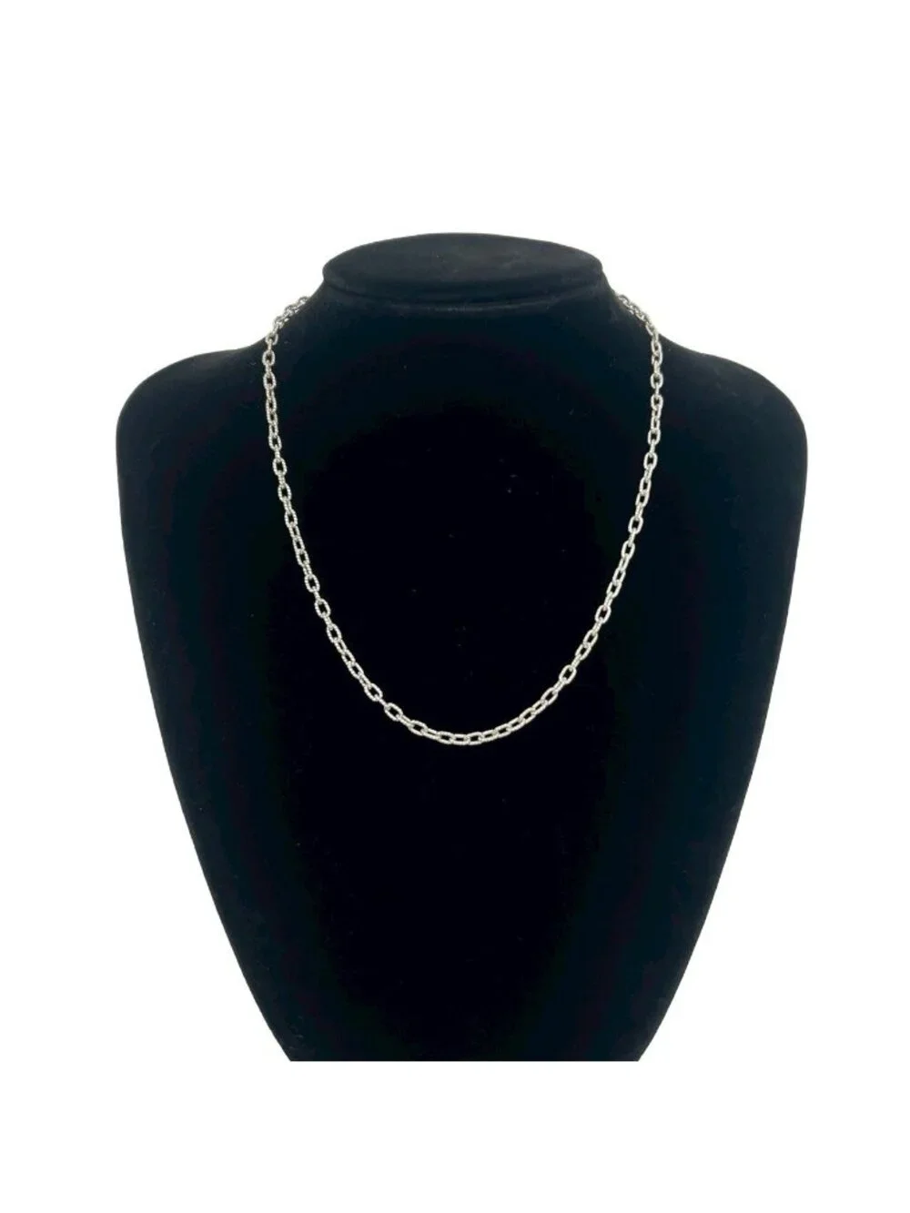 Gucci Vintage 925 Sterling Silver Chain Pendant Choker